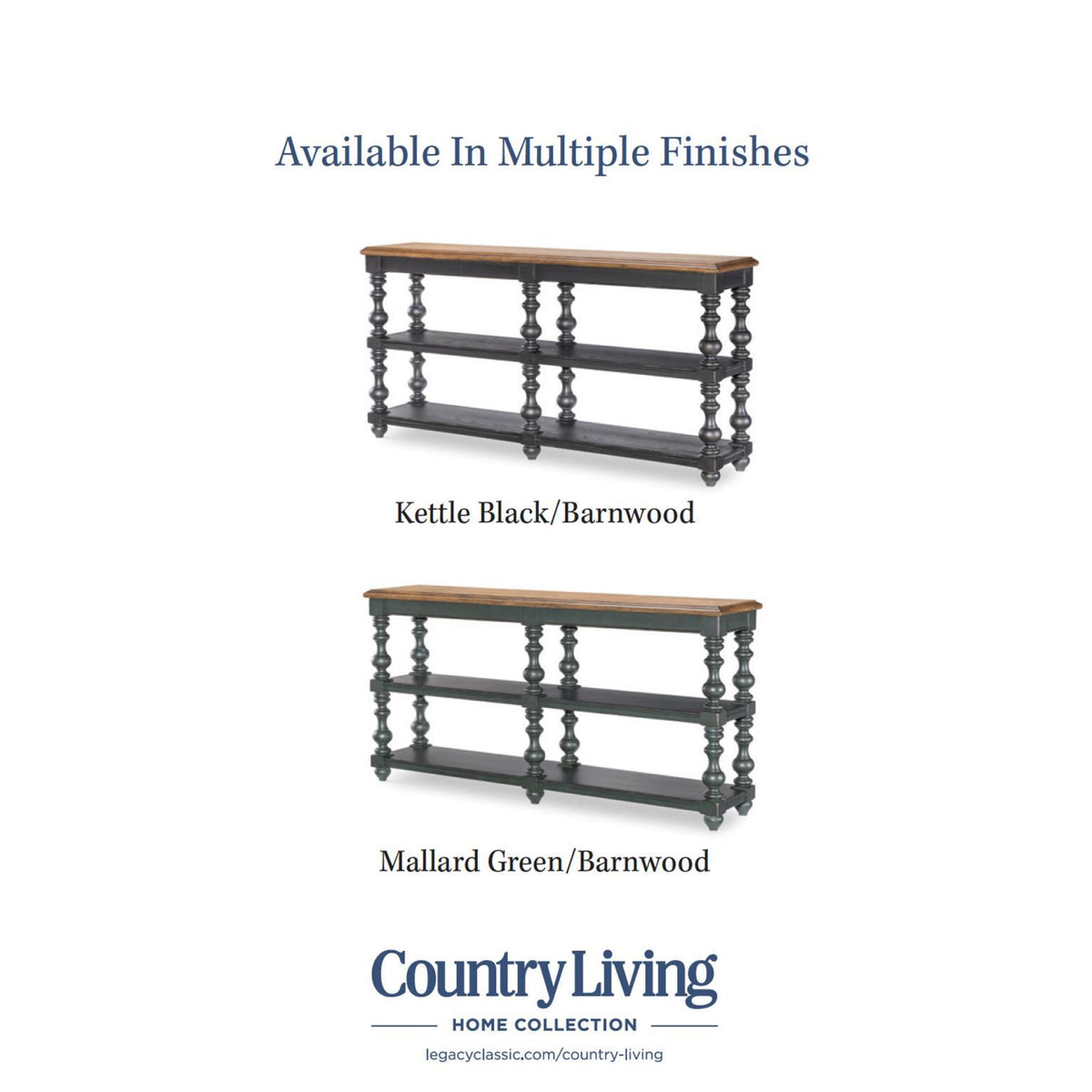 Vintage Market - Turned Bobbin Leg Console Table