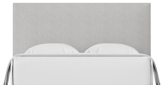Choices - Amelia King Upholstered Headboard - Gray Stripe