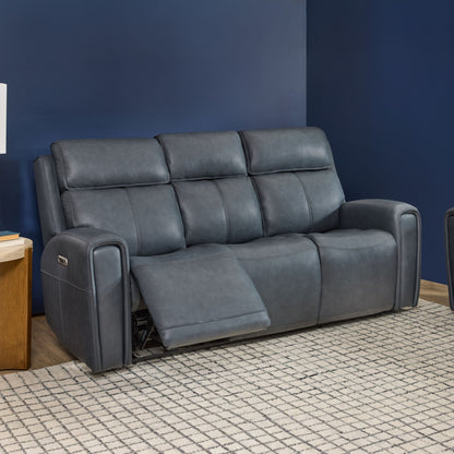 Warren - Power Reclining Sofa With Console, Power Headrest & Lumbar