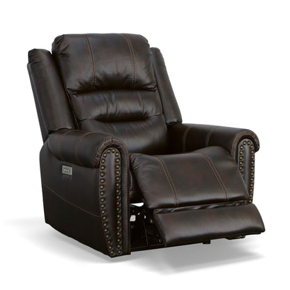 Oscar - Power Recliner With Power Headrest - Molasses