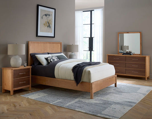 Nordhaven - King Panel Headboard - Two-Tone