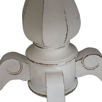 Magnolia Manor - Pedestal Table Base - Antique White