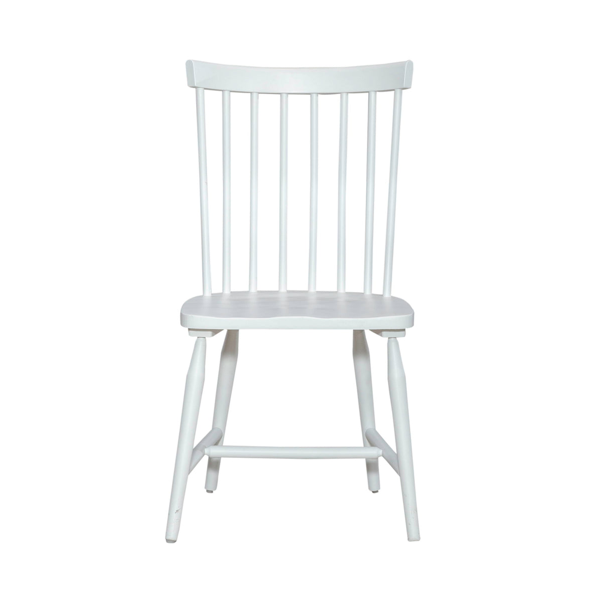 Palmetto Heights - Spindle Back Side Chair - Shell White & Driftwood