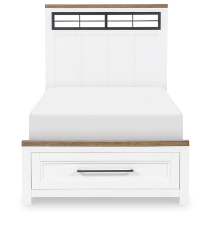 Dutton - Complete Panel Bed With Storage