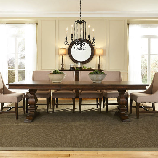 Armand - Trestle Table Top - Antique Brownstone