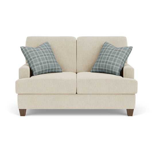 Moxy - Fabric Loveseat, T-Shaped Seat Cushion