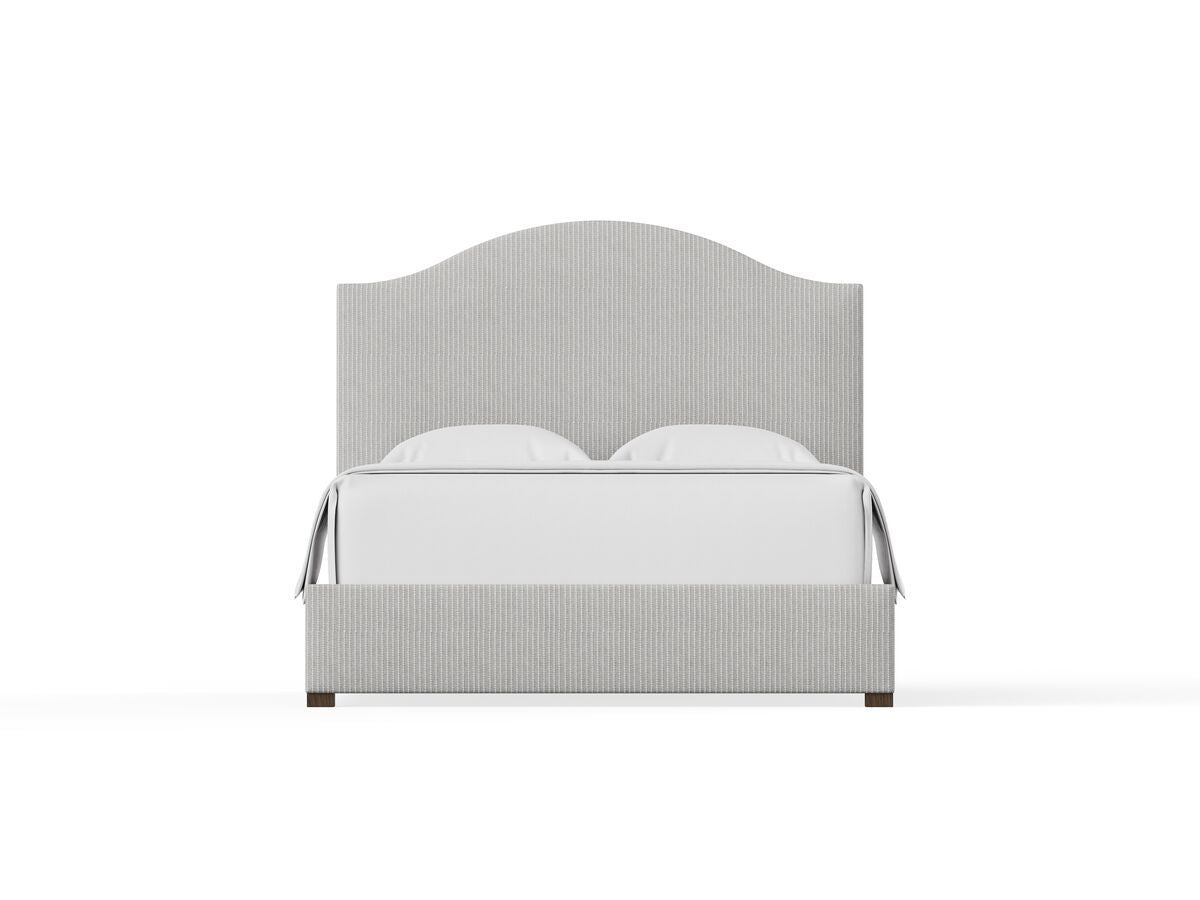 Choices - King / Queen Upholstered Rails - Grey Stripe