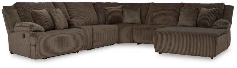 Top Tier - 6 Piece Reclining Sectional