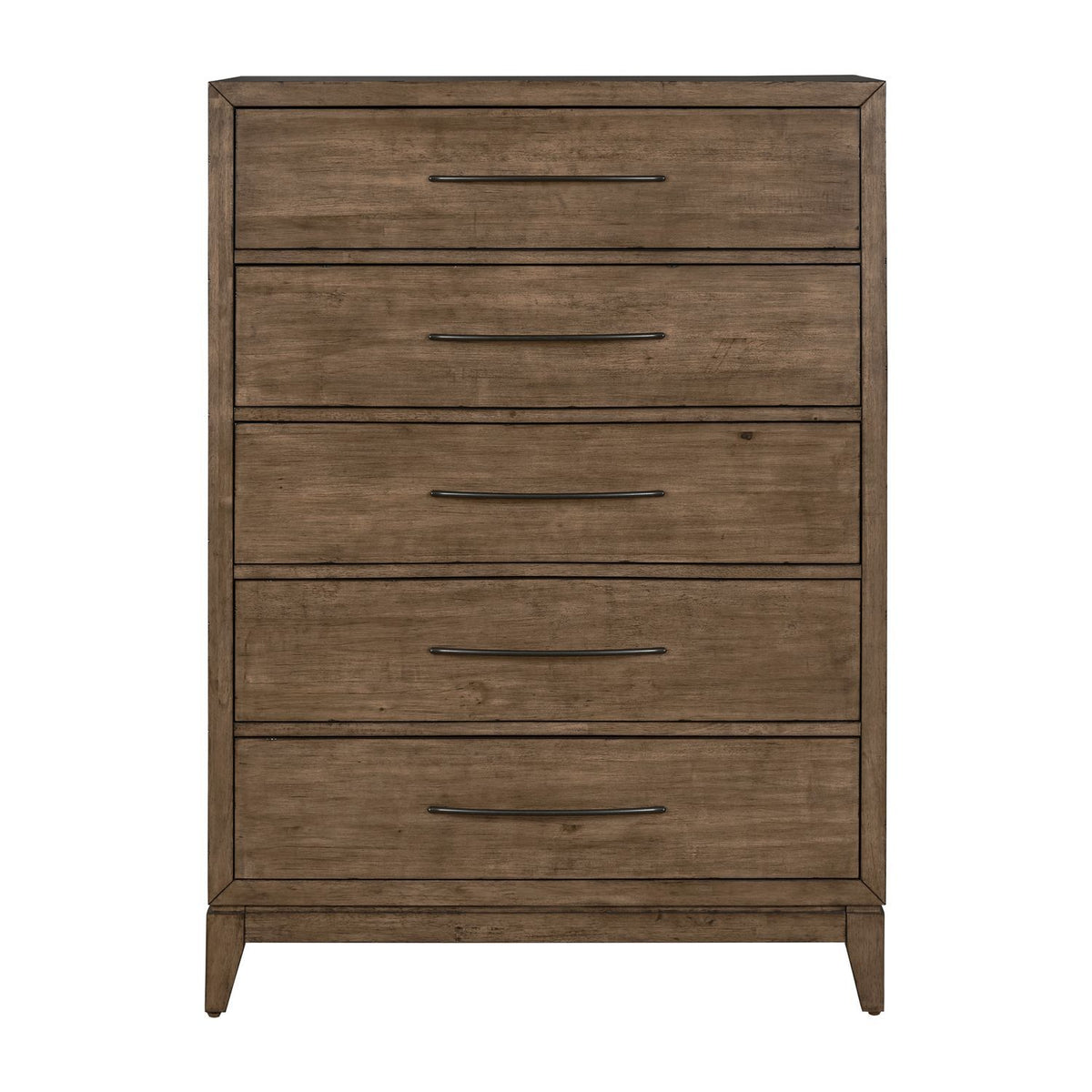 Shaker Lakes - 5 Drawer Chest - Harvest Brown