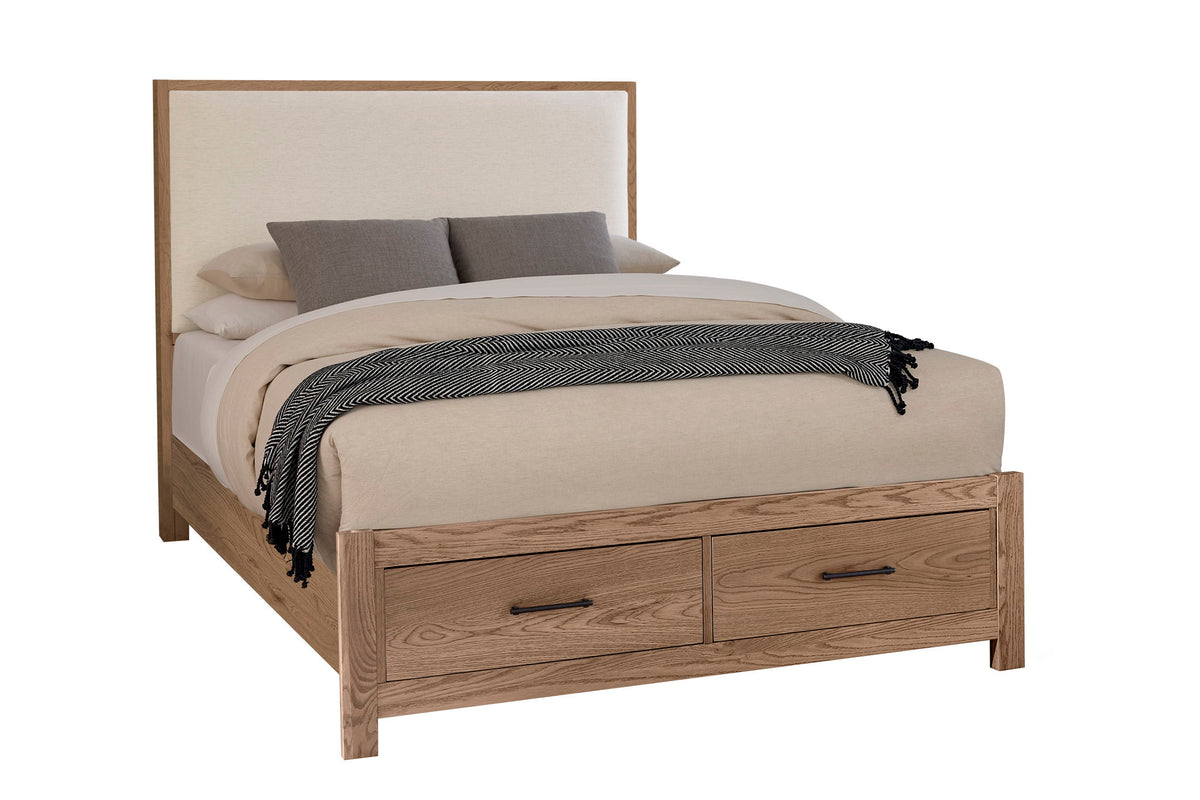 Lodge & Loft - Queen / King Storage Rails - Blond Oak