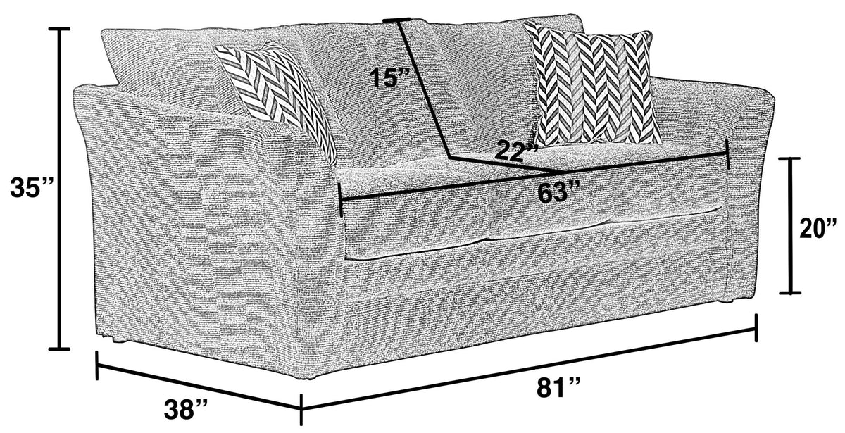 Varner - Sofa - Ebony