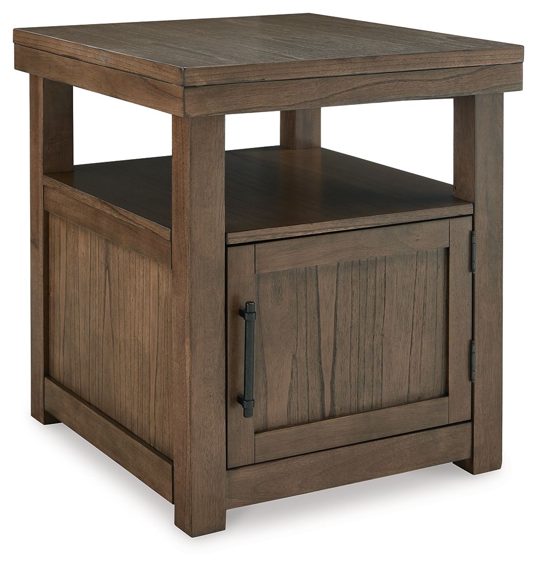 Boardernest - Rectangular End Table - Brown