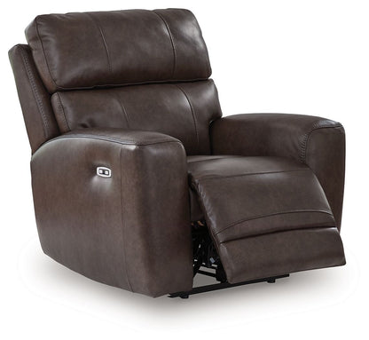 Crossplex - Power Recliner / Adjustable Headrest - Smoke