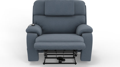 Dreamtime - 48" Power Headrest Power Lay Flat Recliner With CR3 Heat/Massage/Zero Gravity