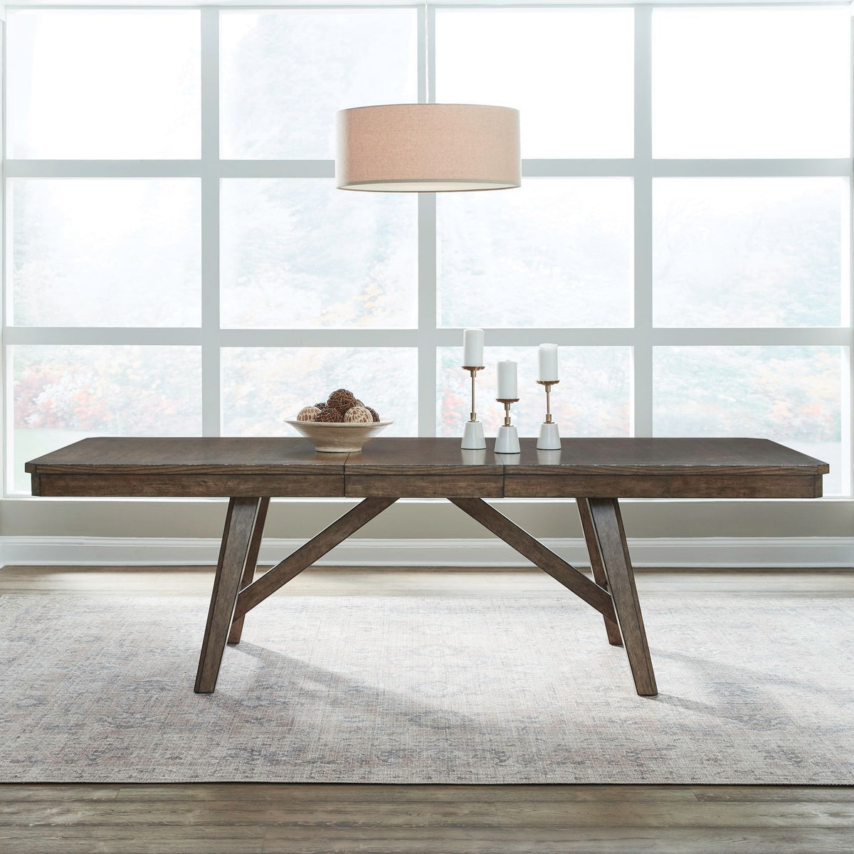 Carolina Park - Trestle Table Top - Amber Brown
