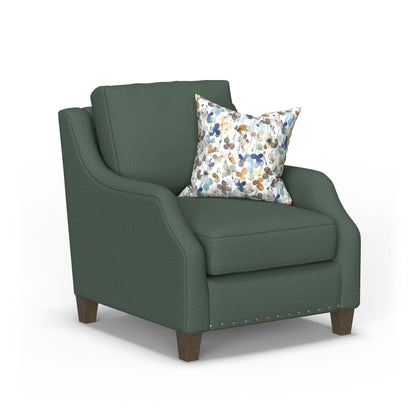 Gianna - Fabric Chair With Nailhead Trim