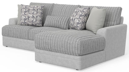 Titan - Sectional With Comfort Coil Seating And Accent Pillows Included