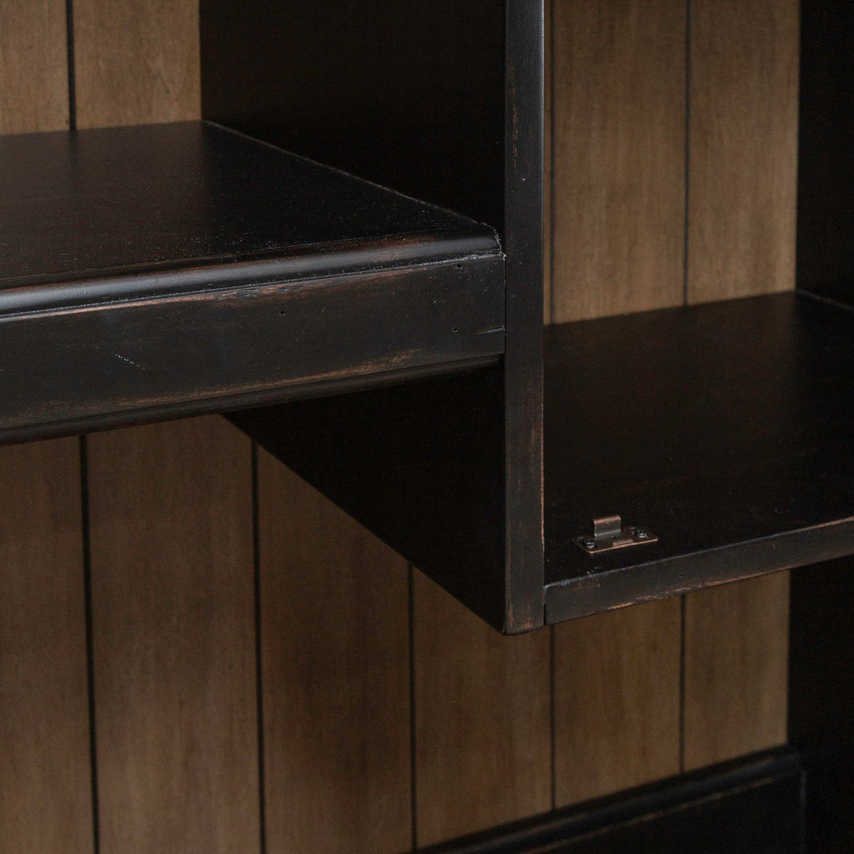 Meritage - Credenza & Hutch - Aged Charcoal