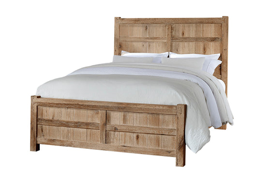 Dovetail - King Board & Batten Headboard - Sun Bleached White