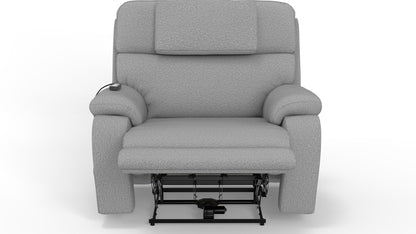 Dreamtime - 48" Power Headrest Power Lay Flat Recliner With CR3 Heat/Massage/Zero Gravity