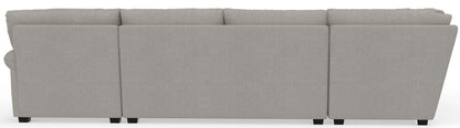 Livingston - Sectional With Comfort Coil Seating, 40" Cocktail Ottoman And Accent Pillows Included