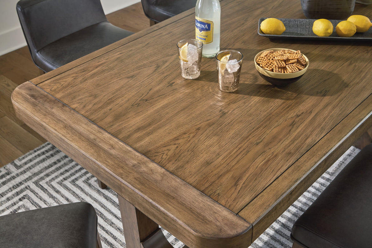 Cabalynn - Rectangular Dining Room Counter Table - Light Brown