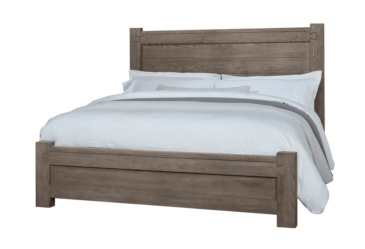 Dovetail - King Poster Footboard - Mystic Gray