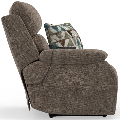 Joya - Power Lay Zero Gravity Recliner With Power Adjustable Headrest And CR3 Heat/Massage/Lumbar/ZG - Mushroom