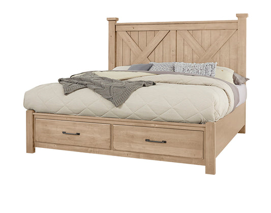 Queen Roll Slats - Clear Maple