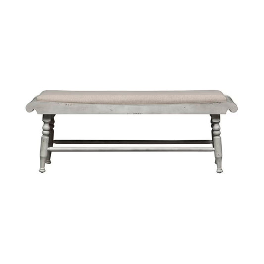 Whitney - Bench - Antique Linen / Weathered Gray