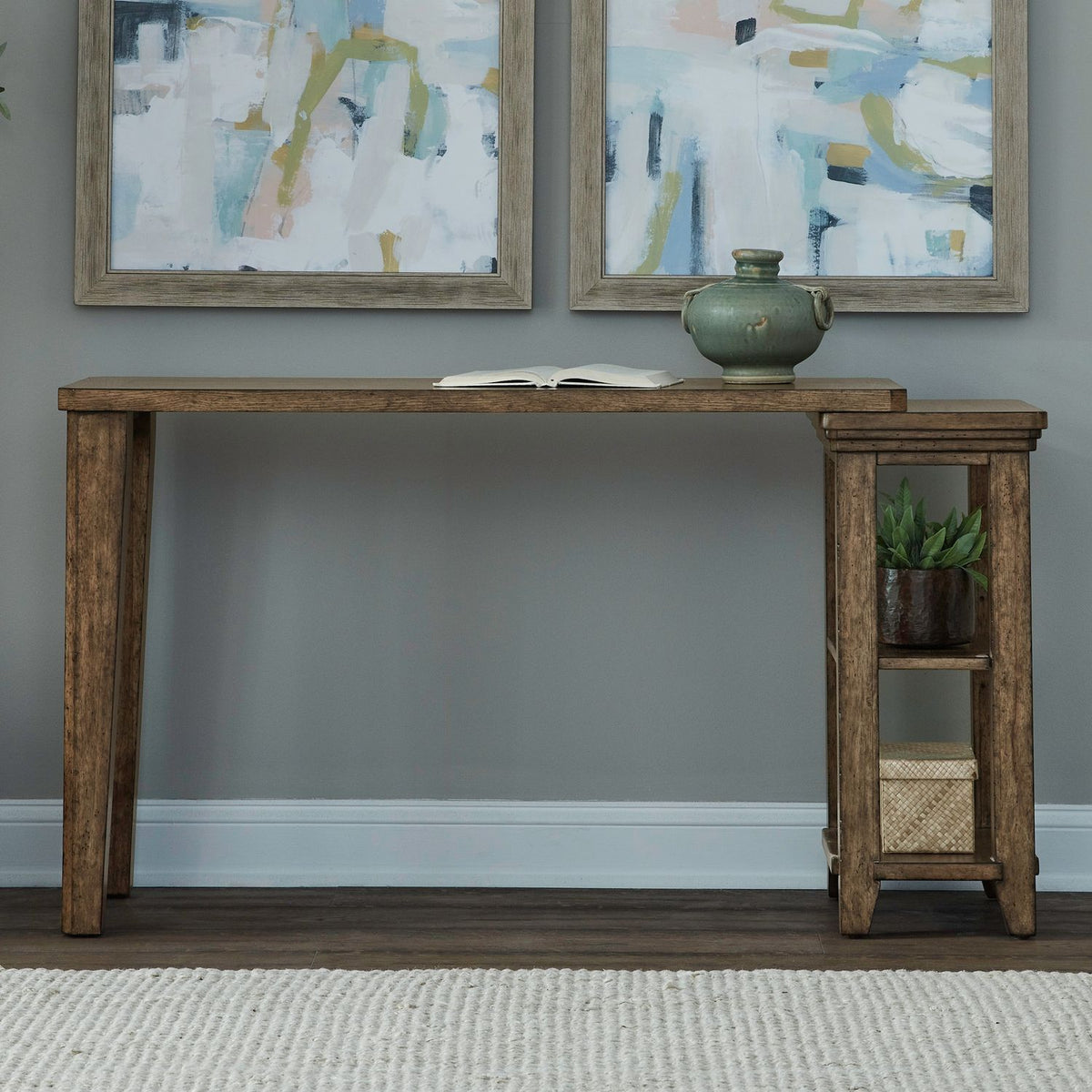 Carolina Park - Console Table - Amber Brown