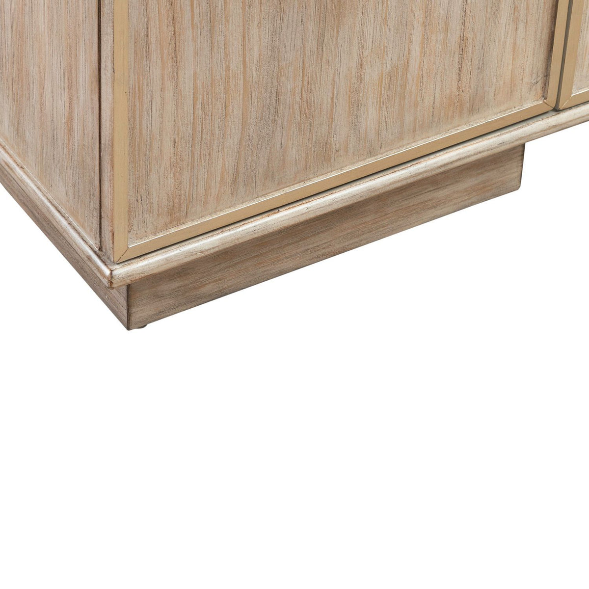 Terrace - 4 Door Accent Cabinet - Gravel