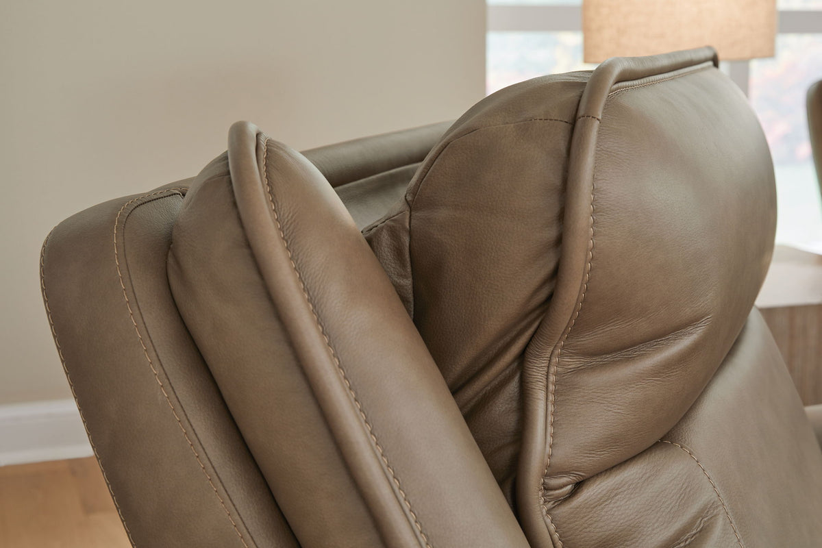 Glencroft - Power Recliner / Adjustable Headrest - Sahara