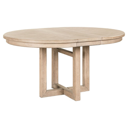 Proximity Place - Pedestal Table - Barley Buff