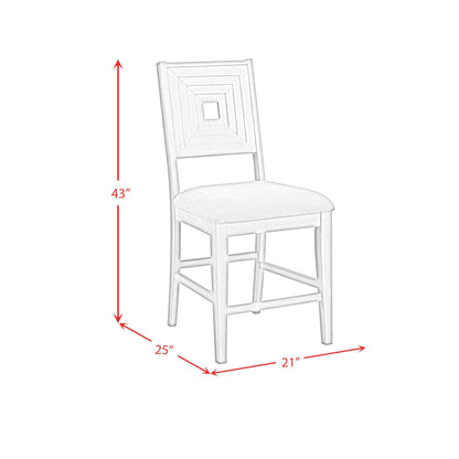 Avalanche - Counter Side Chair (Set of 2) - Antique White