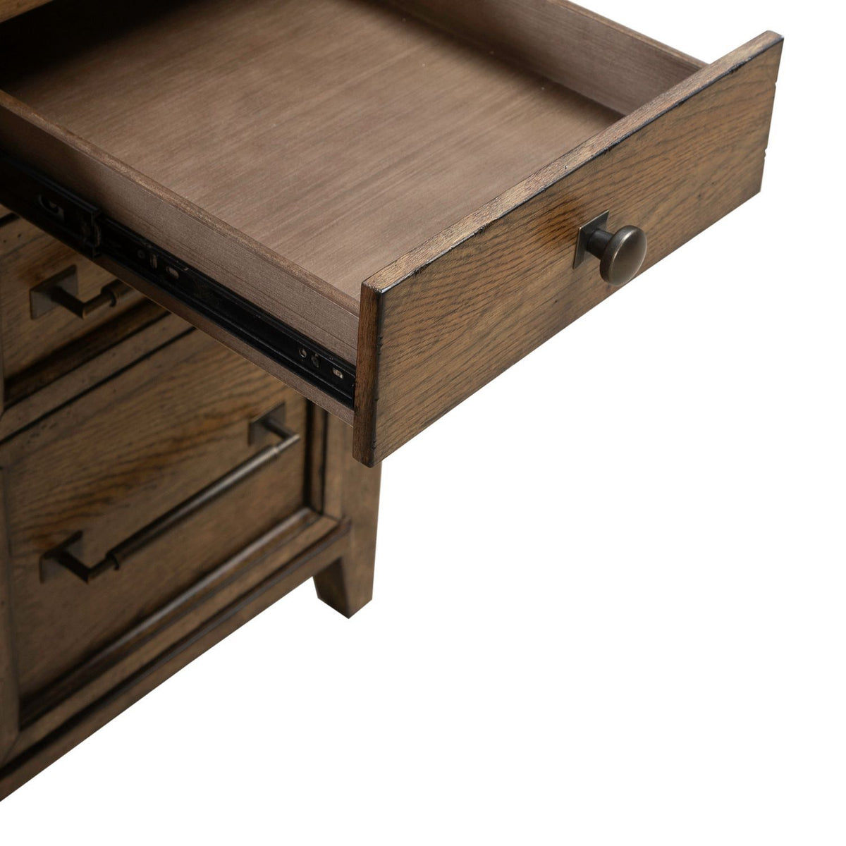 Carolina Park - Jr Executive Desk - Amber Brown