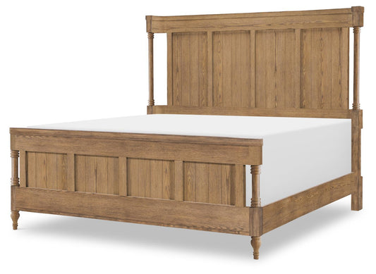 Vintage Market - Shelter Headboard King / California King - Barnwood Oak