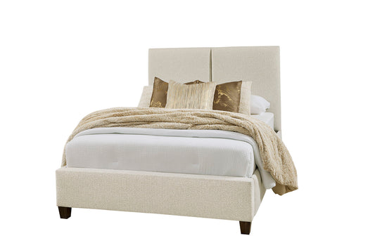 Joinery - Queen Upholstered Headboard - Labradoodle / Washed White Oak