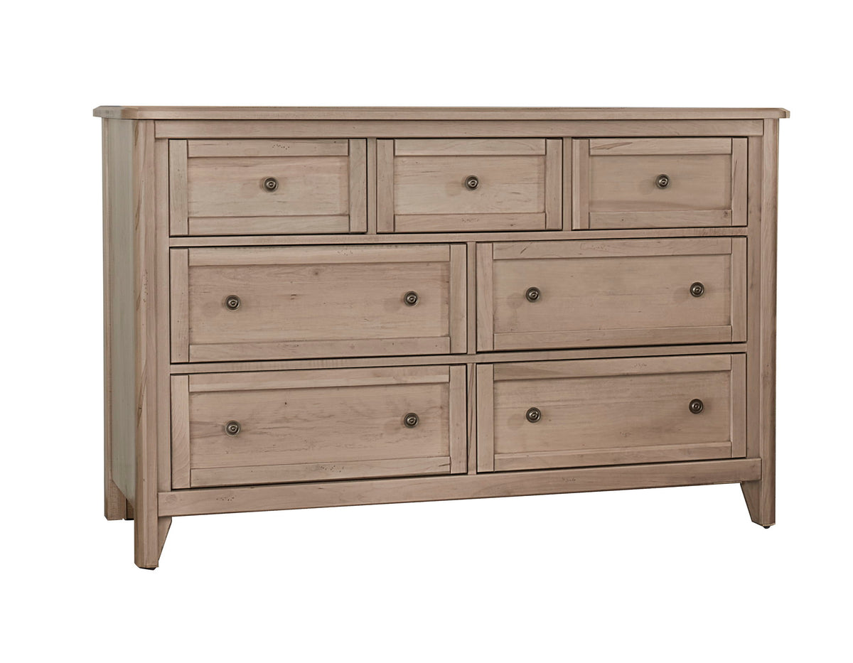 Woodbridge - 7 Drawer Dresser - Clear Maple