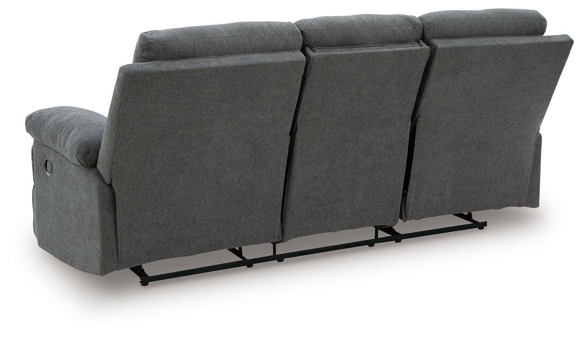 Side-Swipe - Reclining Sofa With Drop Down Table