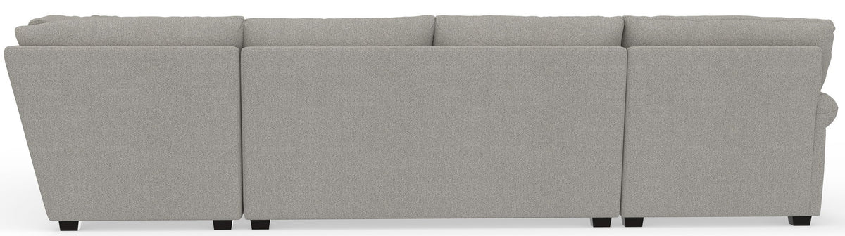 Livingston - Sectional With Comfort Coil Seating, 40" Cocktail Ottoman And Accent Pillows Included