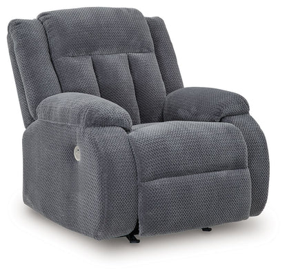 Observation - Power Rocker Recliner - Steel