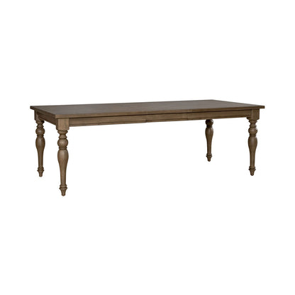 Americana Farmhouse - Wood Rectangular Leg Table - Dusty Taupe