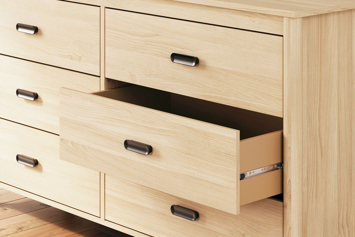 Cabinella - Six Drawer Dresser - Tan