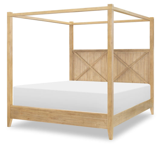 XXX's And OOO's - Side Rails Long Canopy Frame Queen / King - Amber