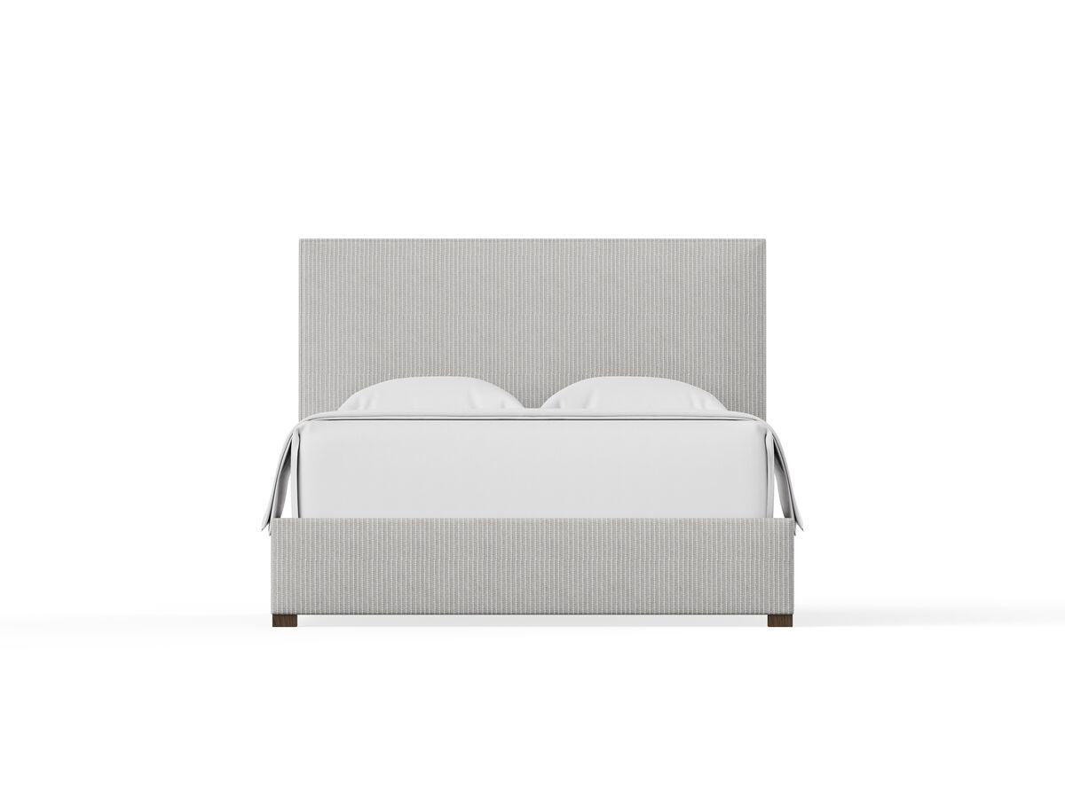 Choices - King / Queen Upholstered Rails - Grey Stripe