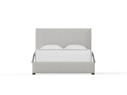 Choices - King / Queen Upholstered Rails - Grey Stripe