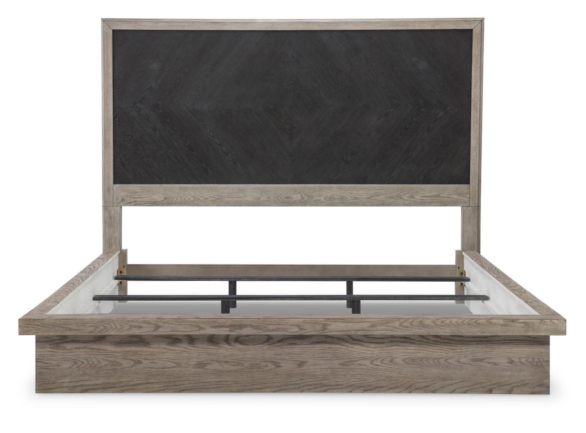 Halifax - Panel Headboard King / California King - Flax And Java
