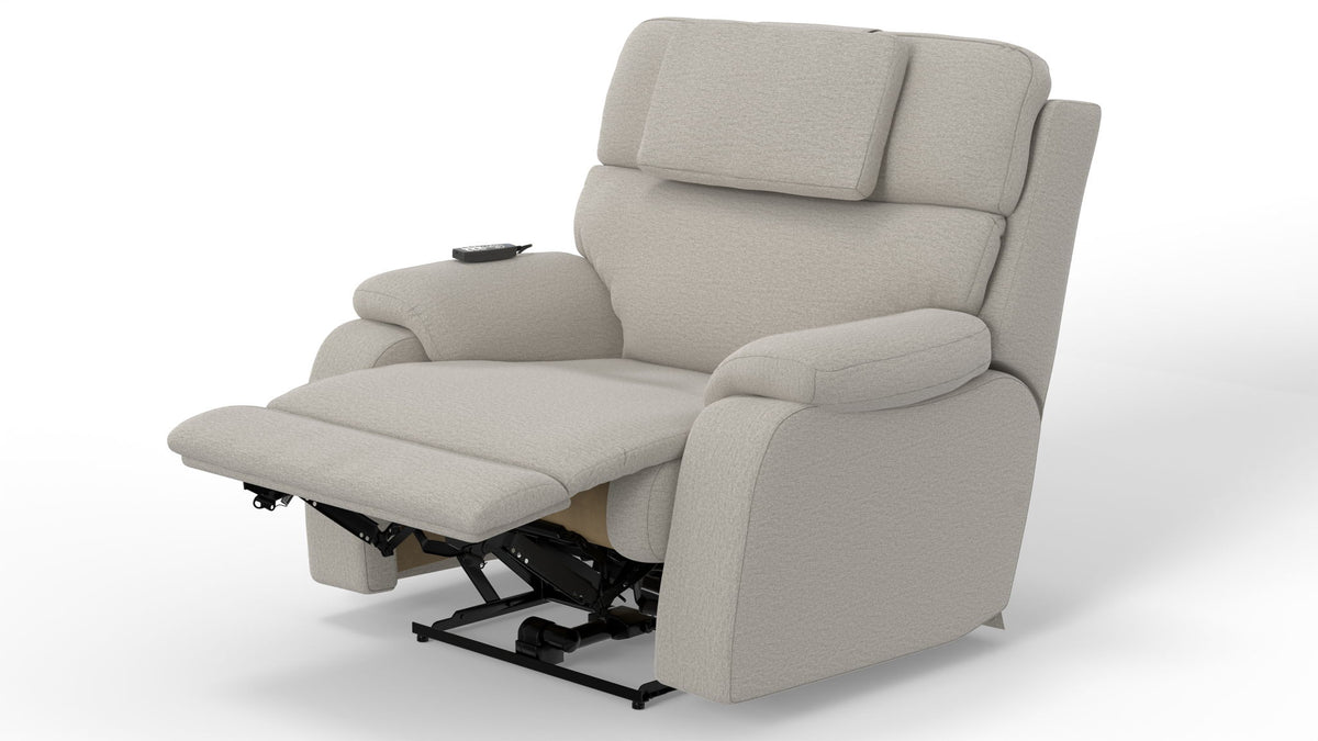 Dreamtime - 48" Power Headrest Power Lay Flat Recliner With CR3 Heat/Massage/Zero Gravity