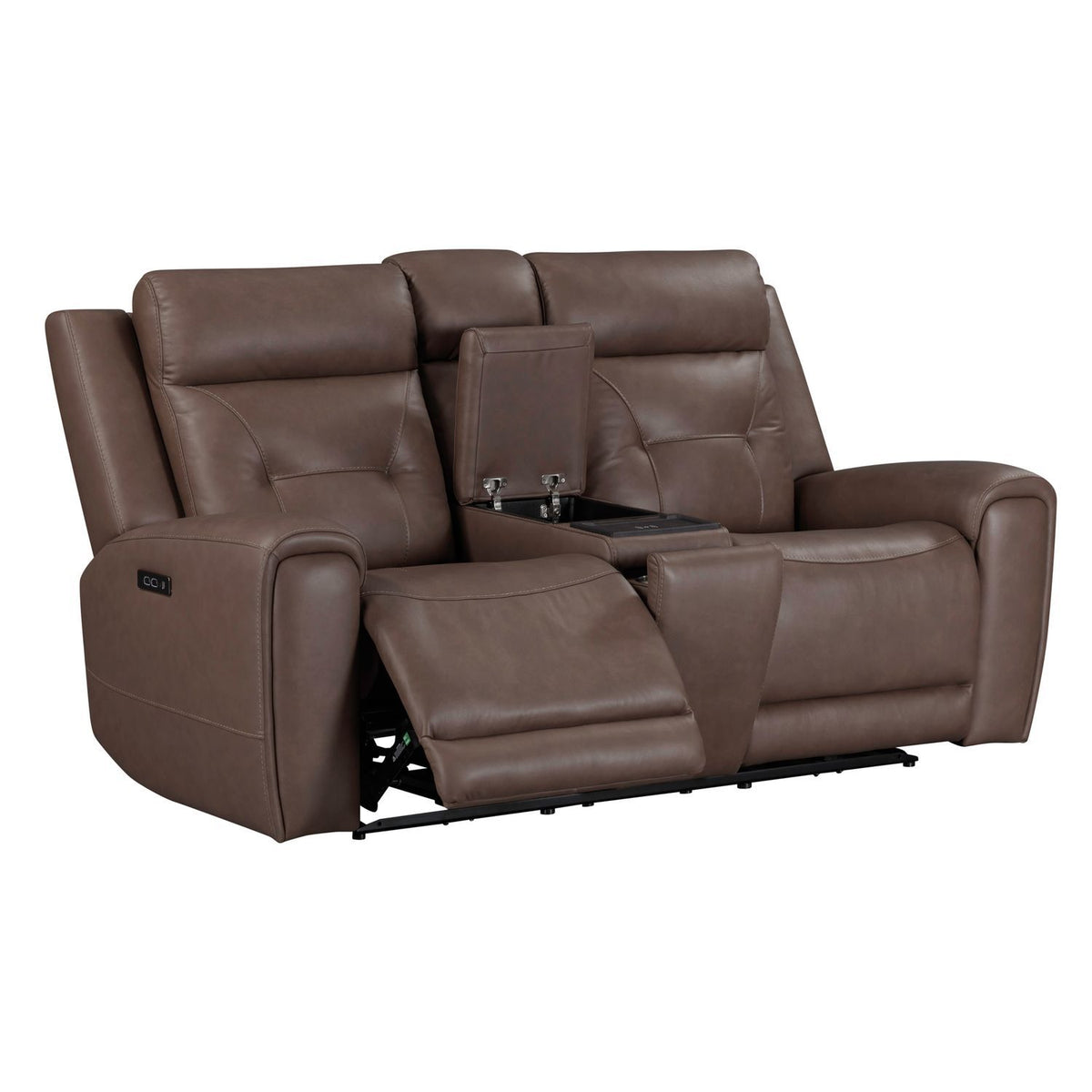 Beckham - Loveseat With Console P2 & ZG - Aline Saddle